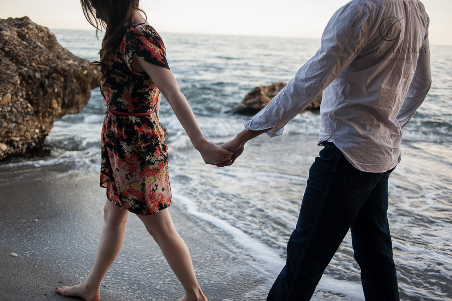 Engagement session in Nerja with Katrina and Oscar